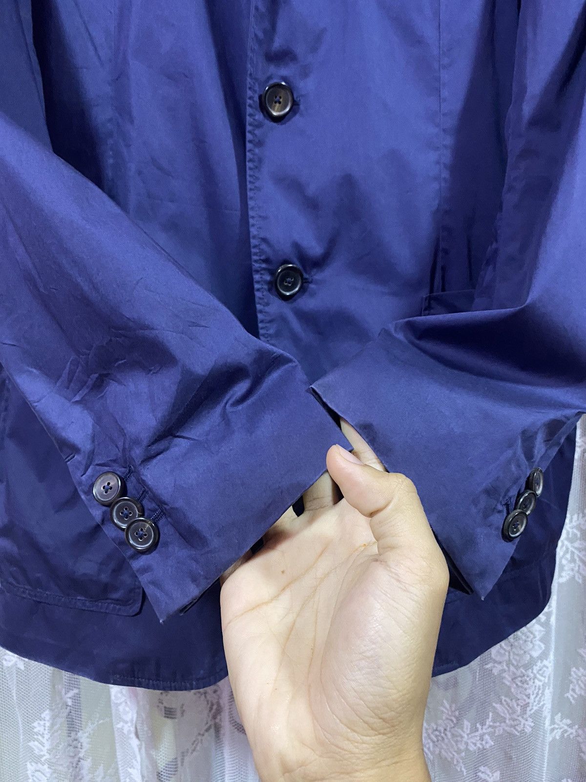 Made In Italy Jil Sander Jacket Suit Navy Blue - 6