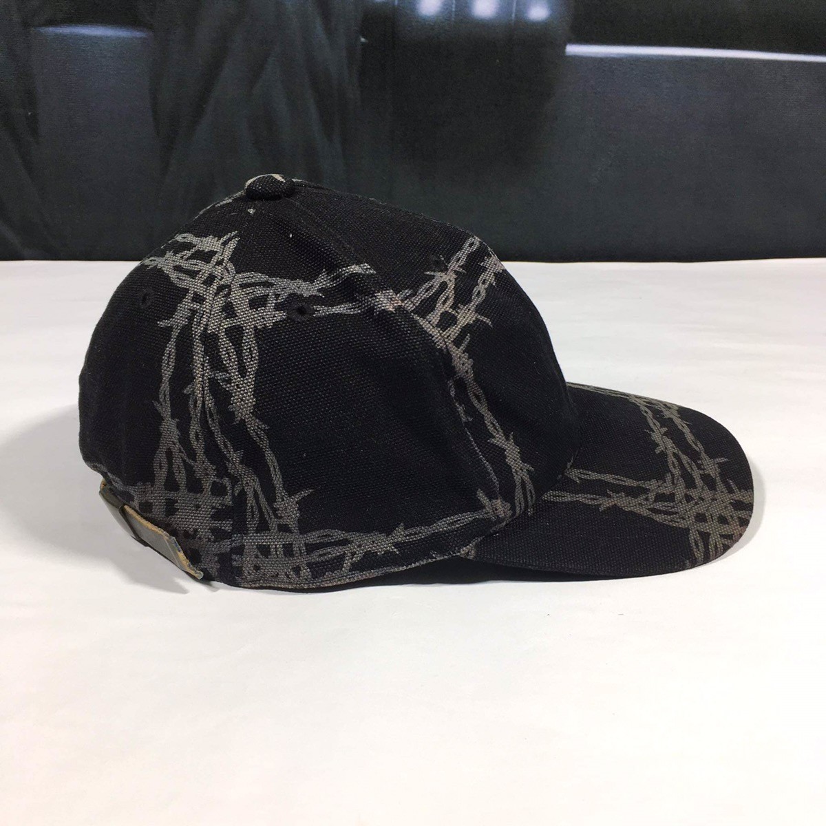 AW96 Barbed Wire Leather Strap Hat - 4