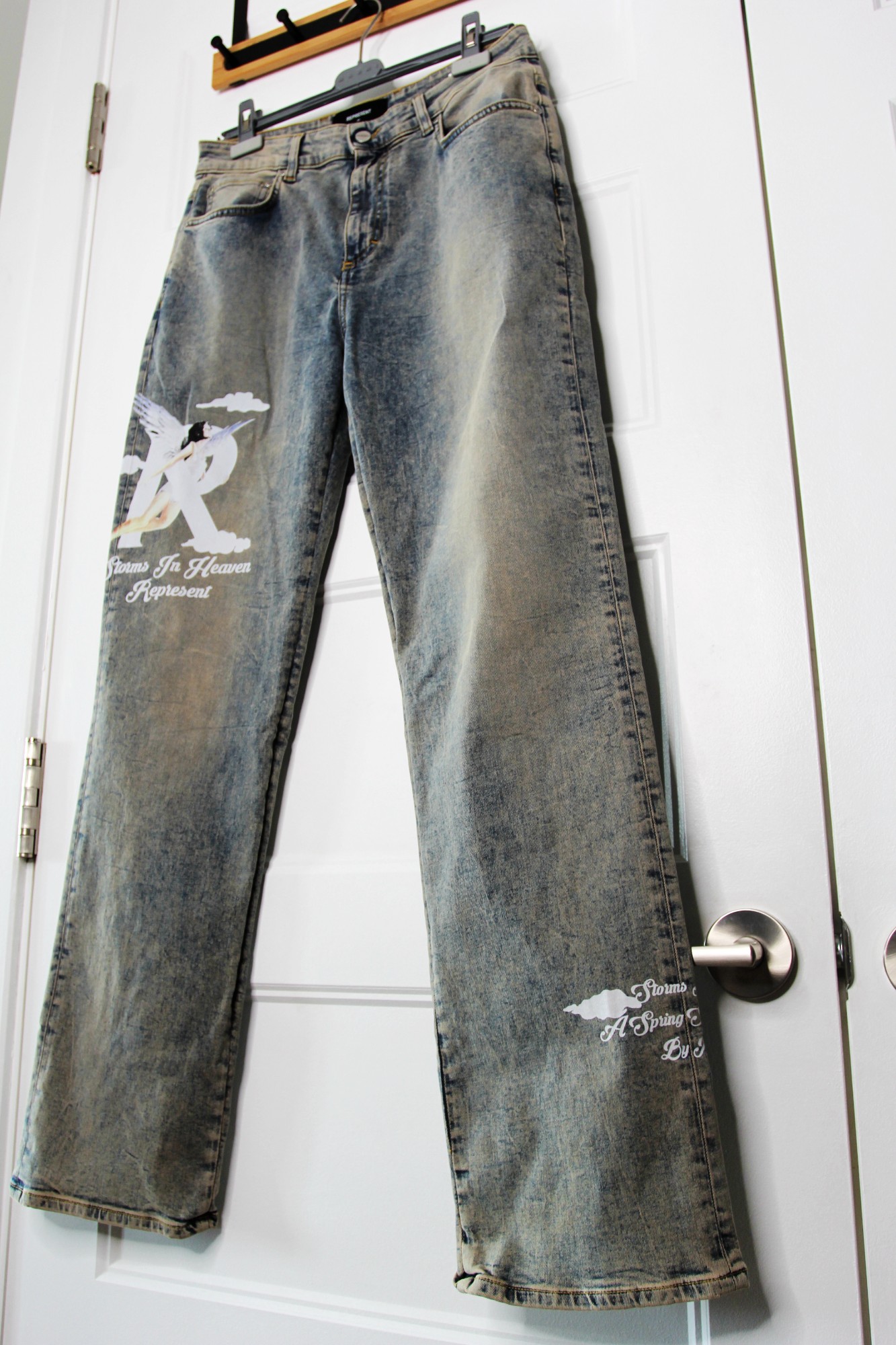 BNWT SS23 REPRESENT STORMS IN HEAVEAN JEANS 30 - 6