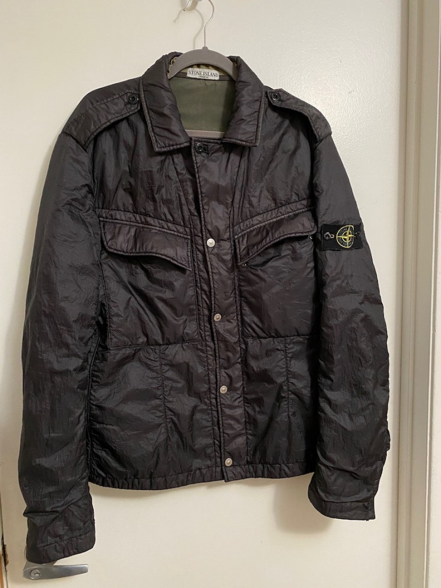 Stone Island Spalmature Color: Black Men's Jacket size XL - 1