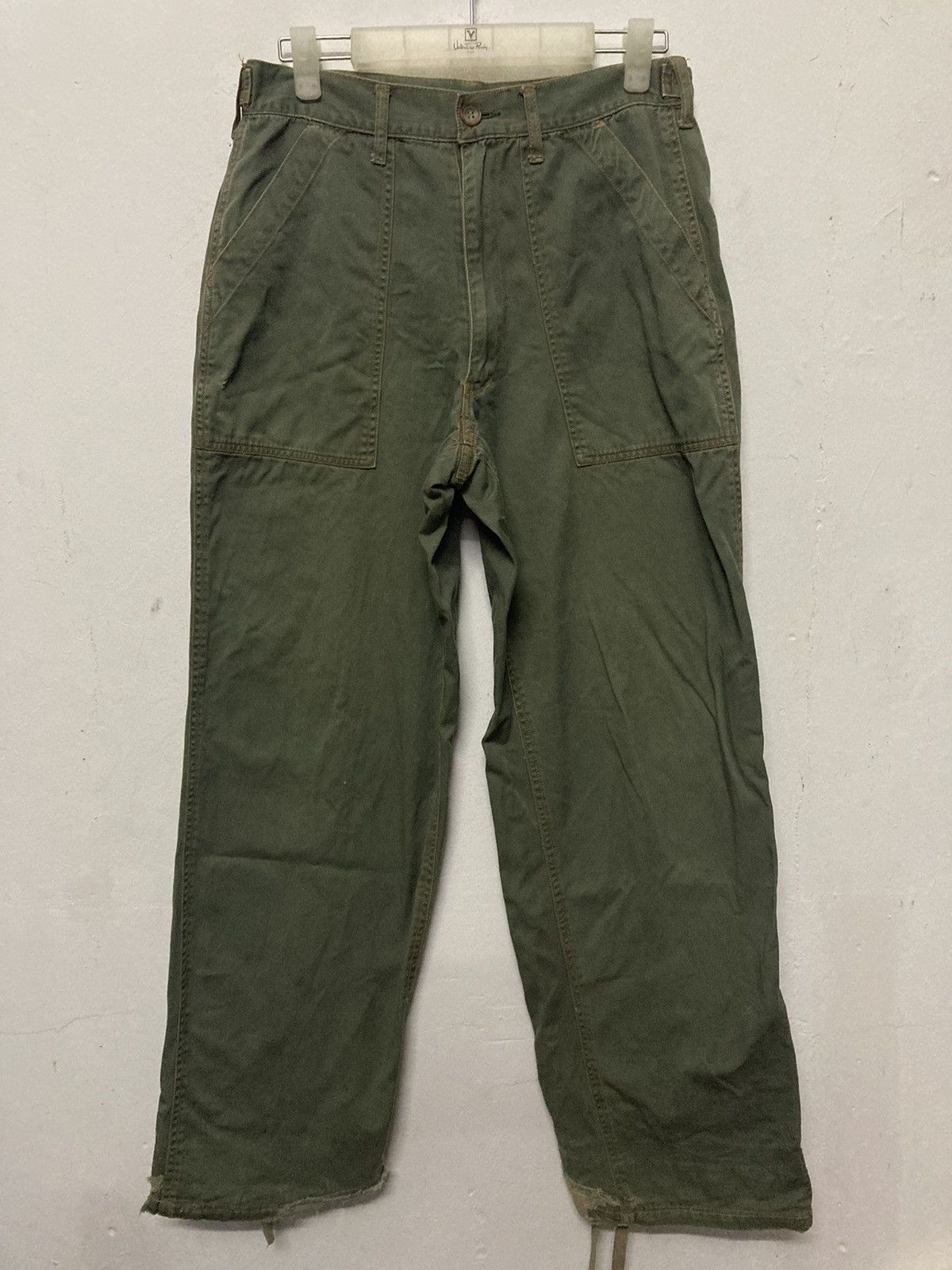 Vintage Soldout Japanese Brand Large Pocket Army Style Pants - 2