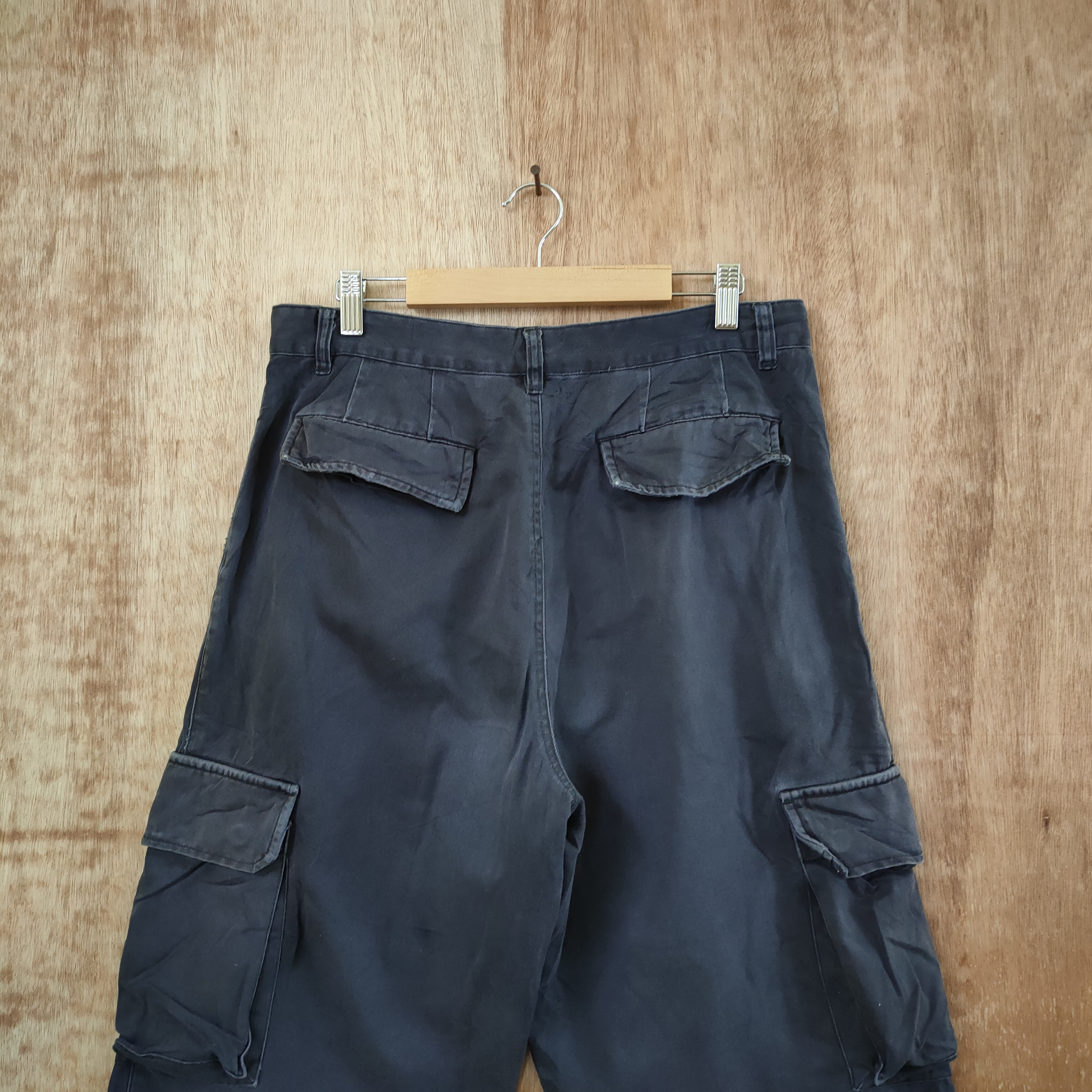 Vintage - NAVY WORKWEAR CARGO PANTS - 6