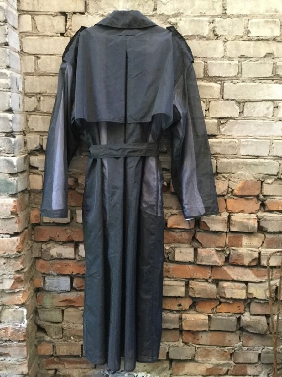 GRAIL 1987 MMM x JPG transparent trench coat - 3
