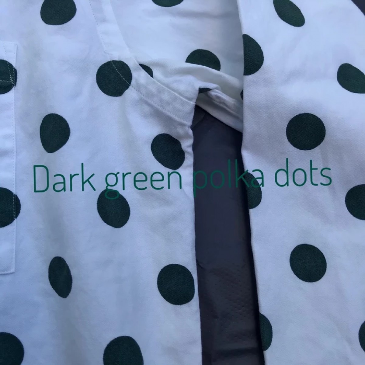 SS08 Green Polka Dots Blues Skull Button ups - 6