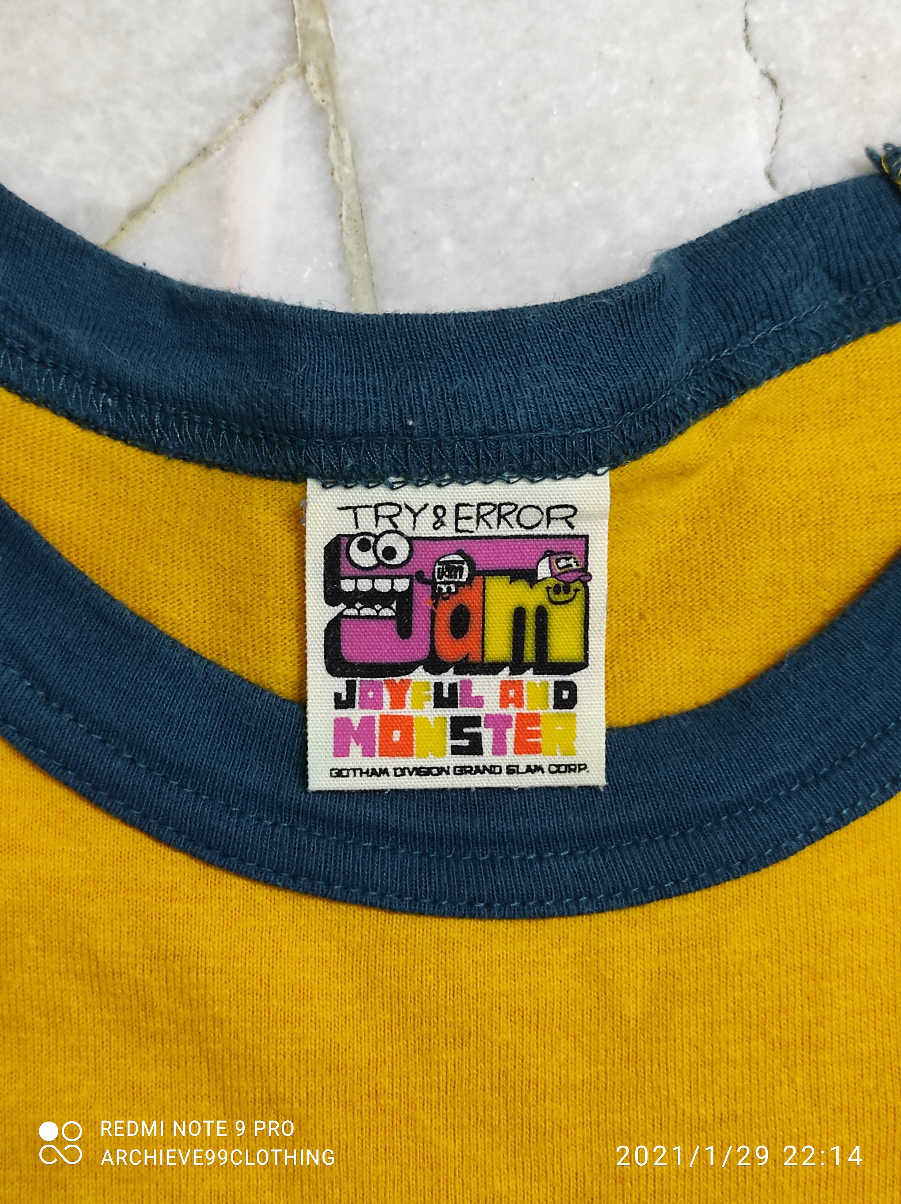 Japanese Brand - Jaming Jam Joyful and Monster AOP 3rd Qtr tee - 3