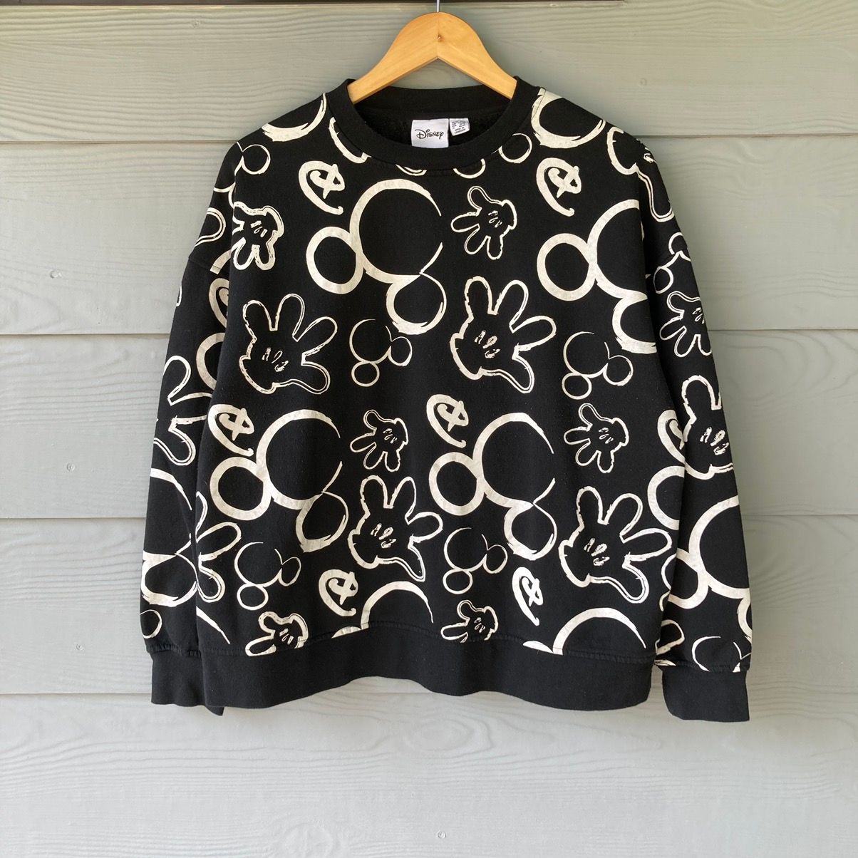 Mickey Mouse - Y2K Disney Black Sweatshirt - 1