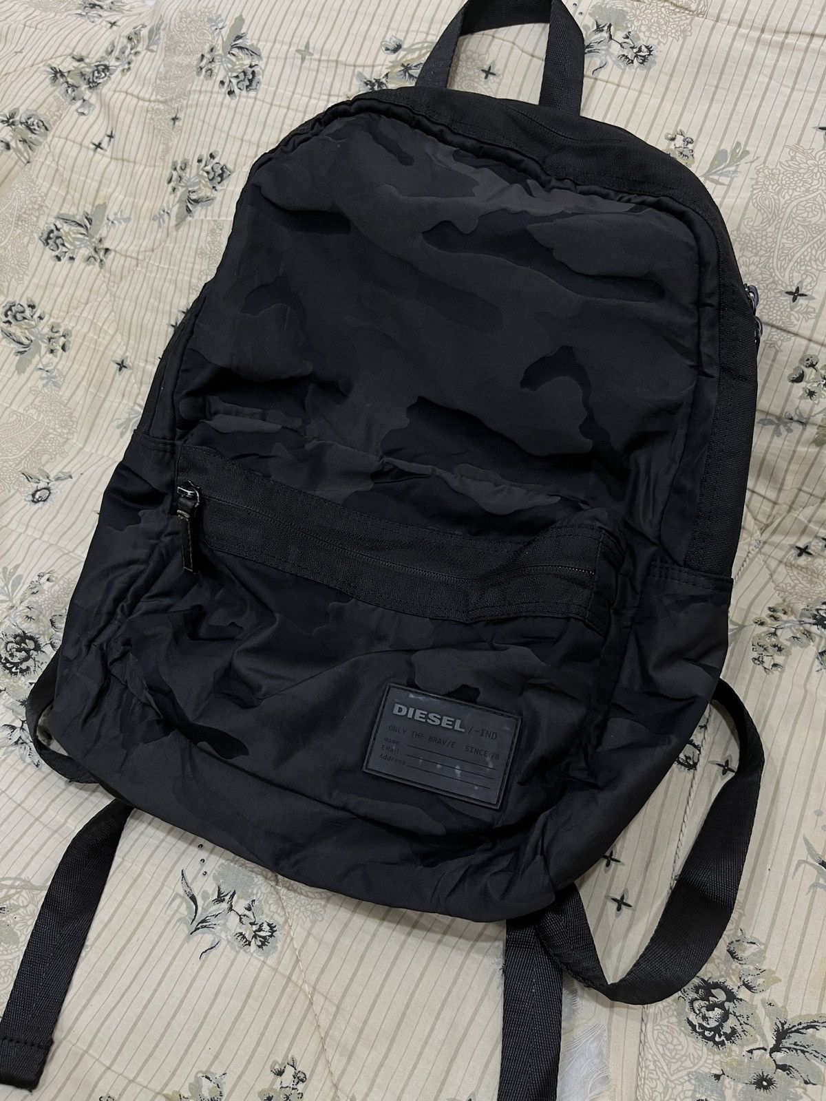 DIESEL BLACK CAMO BAGPACK - 2