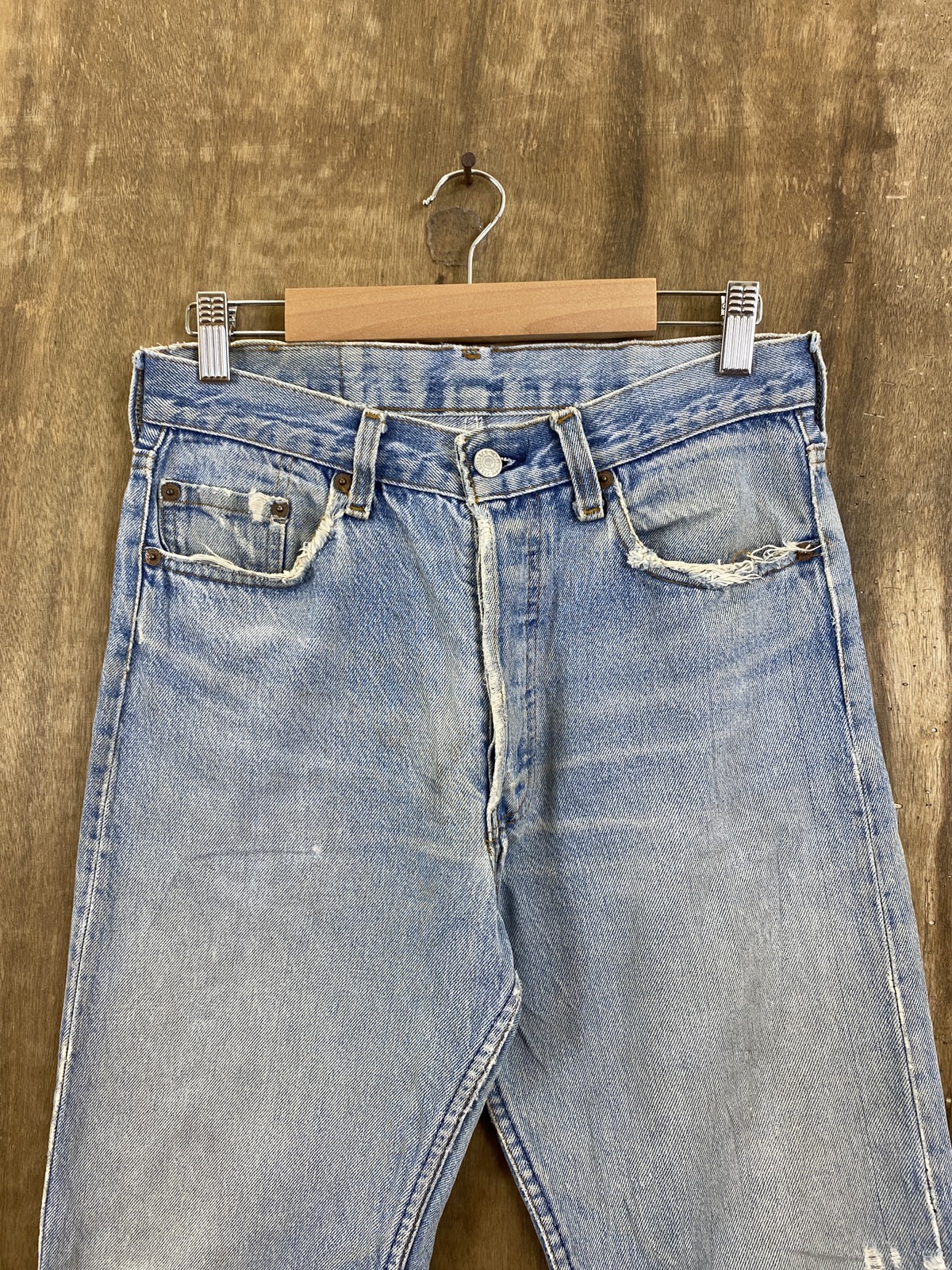 Levi’s Blue Distressed Denim Pants #1600 - 2