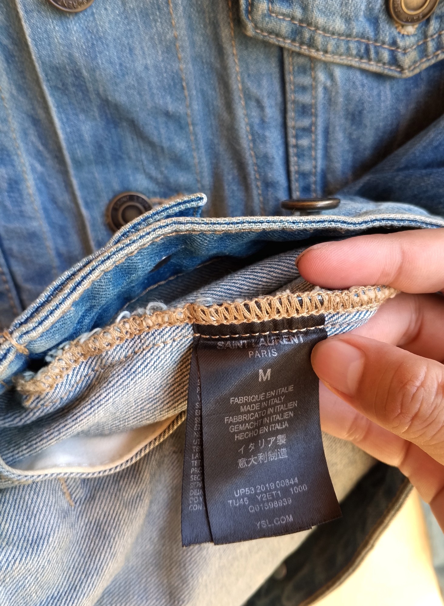 Saint Laurent Paris Denim jacket - 11