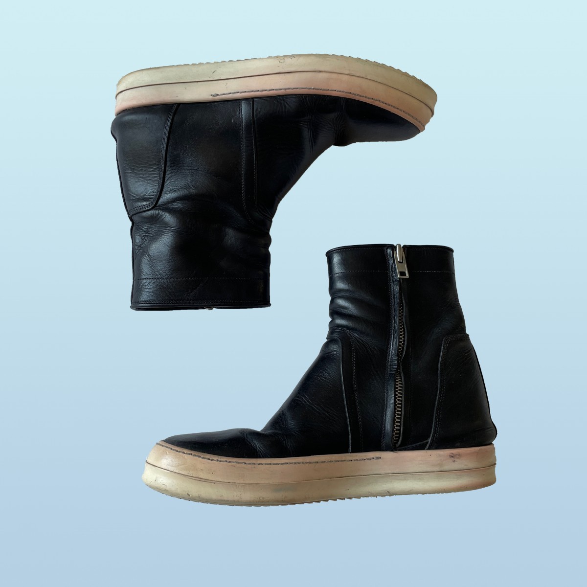 Rick Owens Basket Creeper Ankle Boots