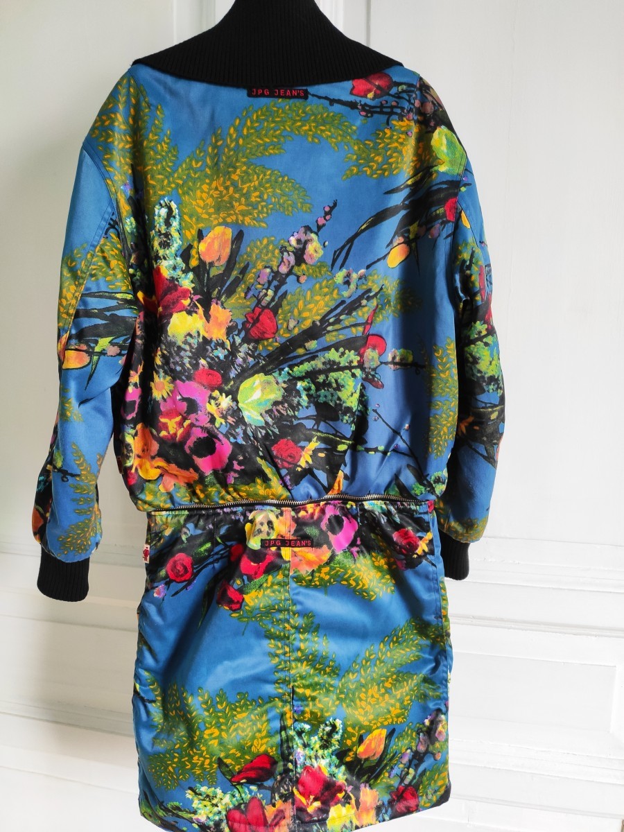 New and extremely rare floral print parka - 7