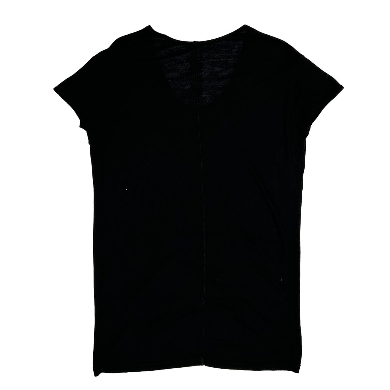 Silk/Viscose Round Neck T Shirt - 1
