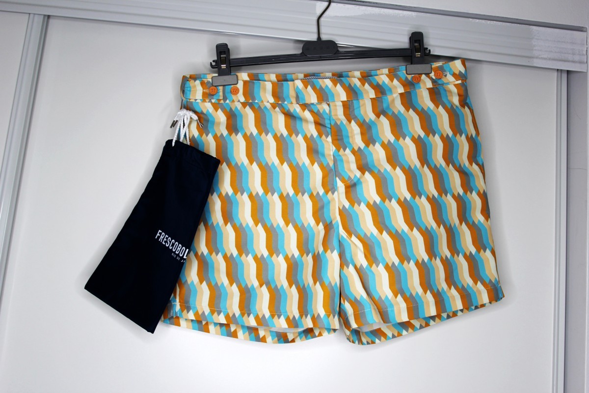 Frescobol Carioca - BNWT SS20 FRESCOBOL CARIOCA MOSAIQUE PRINT SWIM SHORTS 34 - 2