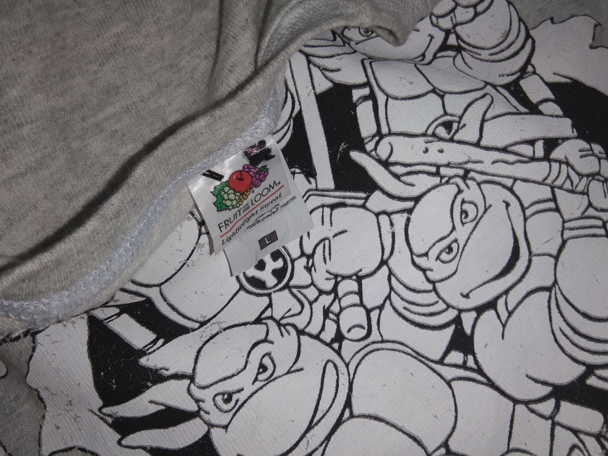 Cartoon Network - TMNT Ninja Turtles Distressed Since 1984 Sweatshirt cartoon - 3