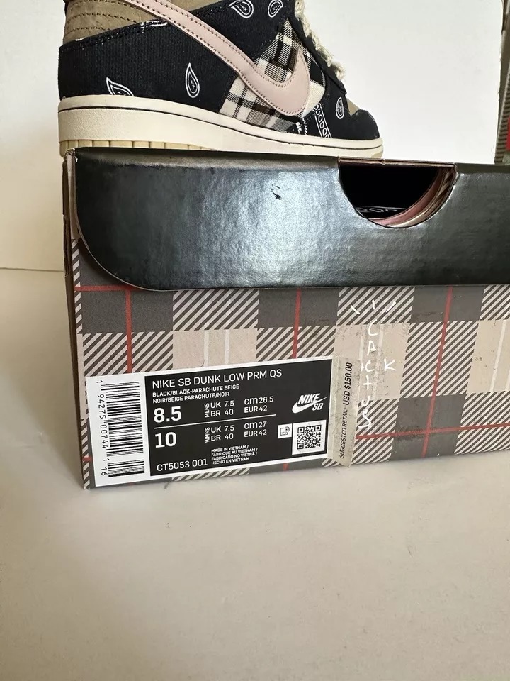 Nike Travis Scott x SB Dunk PRM QS Low Cactus Jack - Special Box - 3