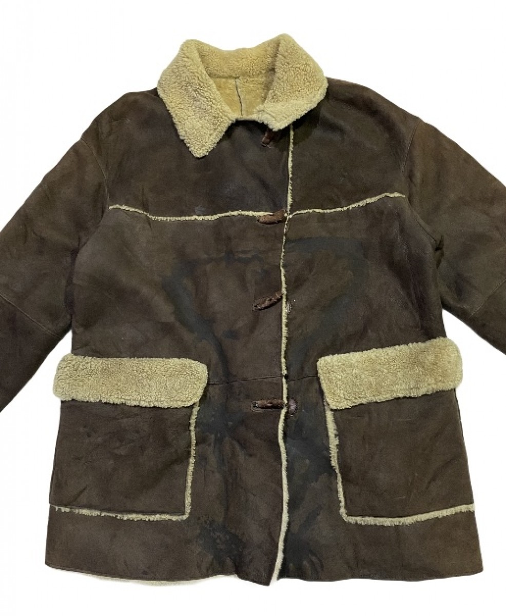 Italian Designers - Vintage Valencia Shearling Jacket Made in Italy - 6