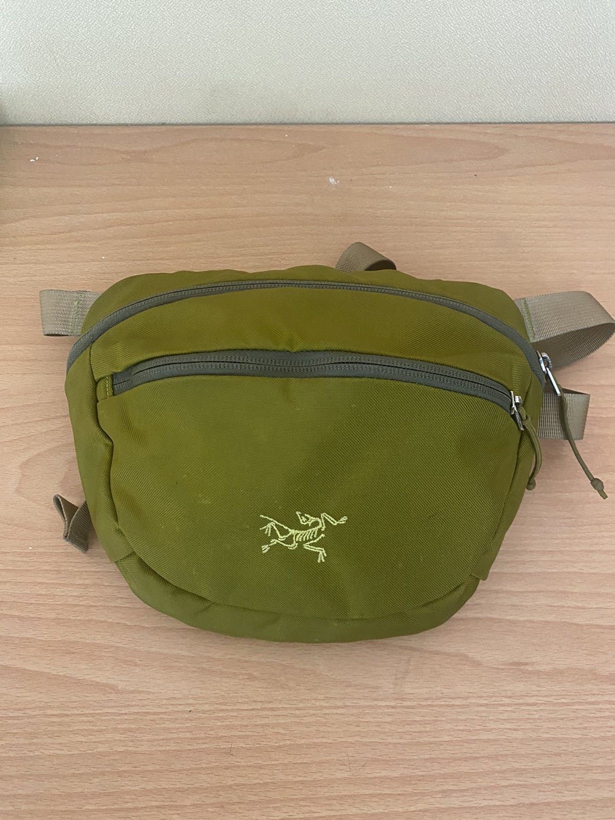 Authentic Arc’teryx Green Army Crossbody Sling Bag - 1
