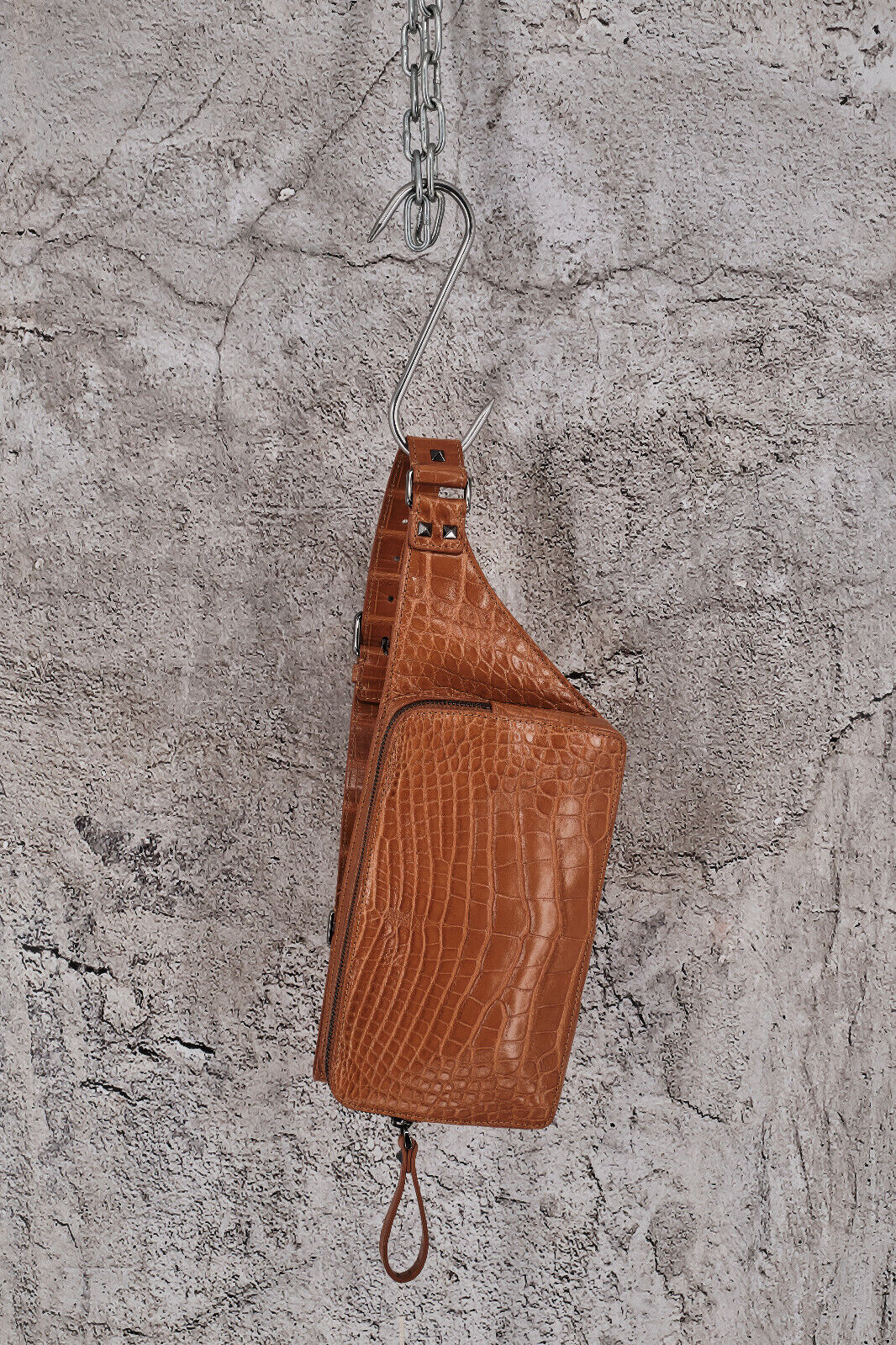 Brand New With Tags Valentino Garavani Women's Rockstud Alligator Waist Bag,9000$ - 2
