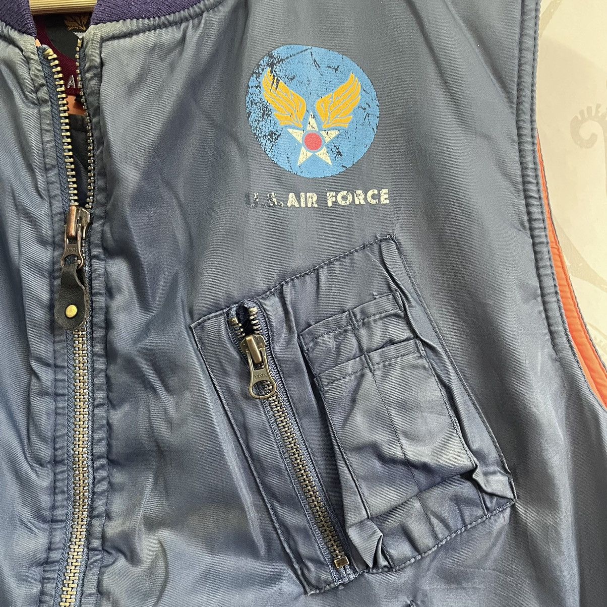 Vintage US Air Force Fly Vest Jacket Multi Pockets - 7
