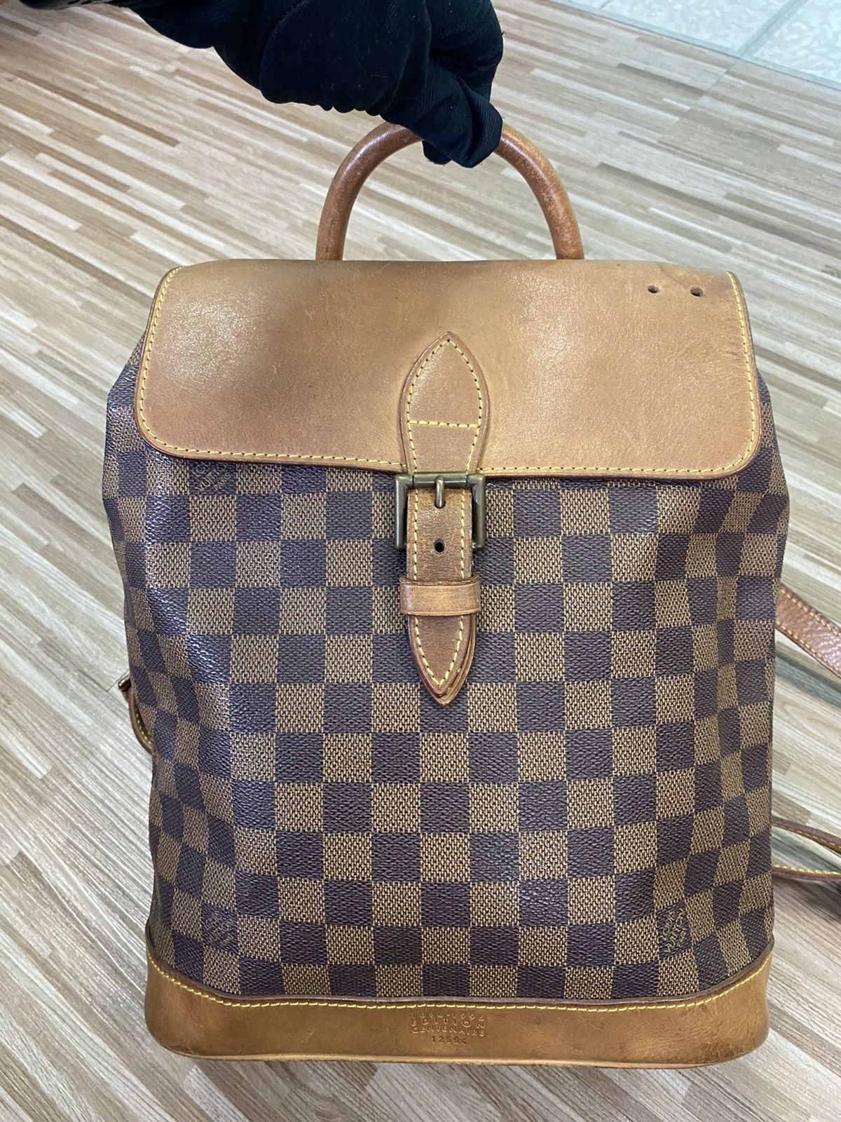 Authentic Louis Vuitton Damier Soho Backpack Limited Edition - 17