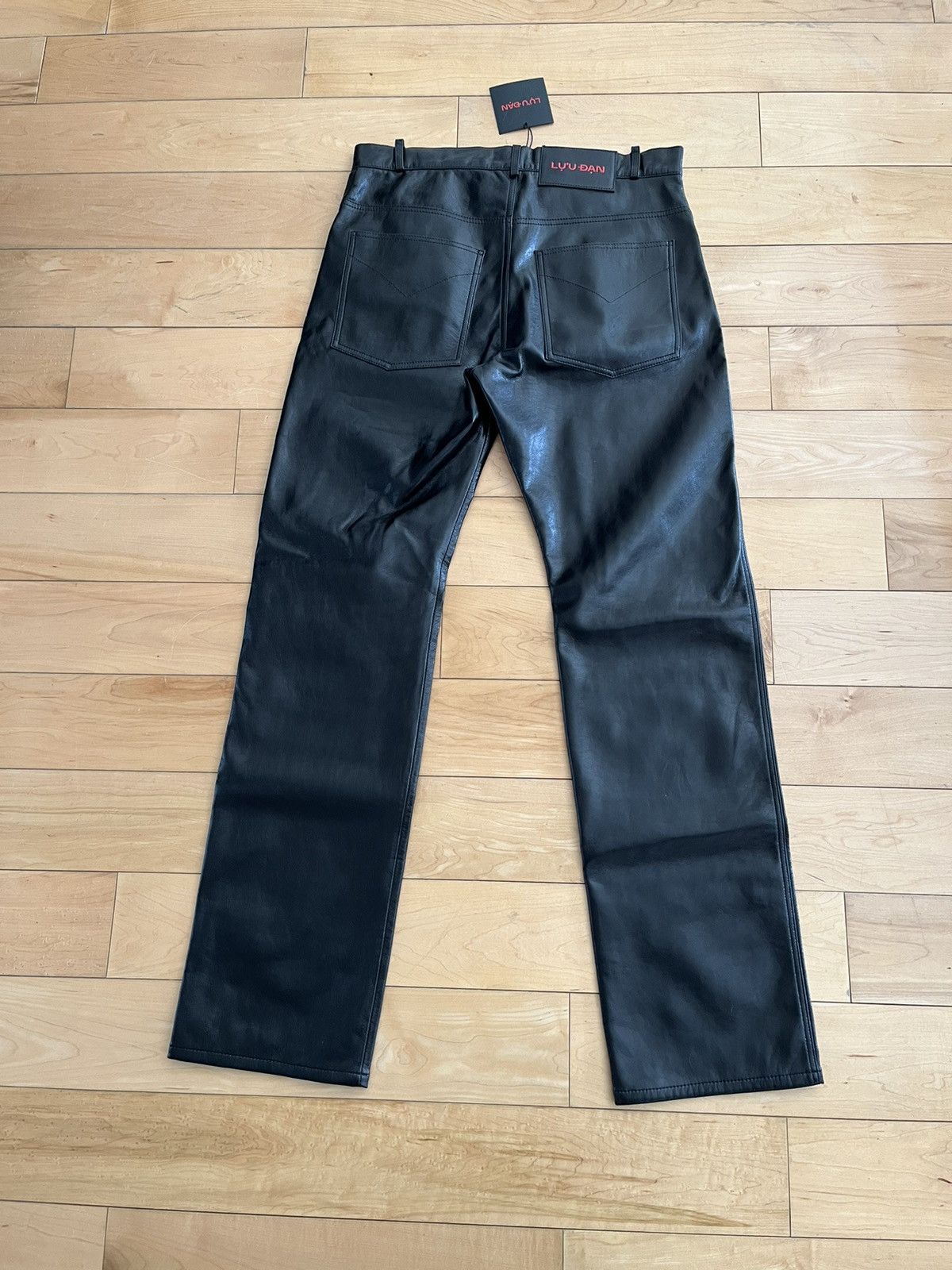 NWT - Luu Dan Vegan Leather Trousers - 2