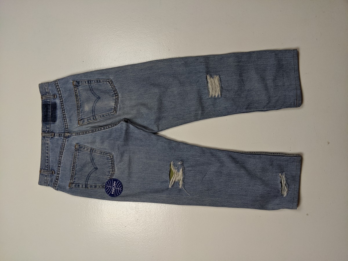 Distressed Denim - Mistico Charla Patchwork Jeans Bottom Pant - 5