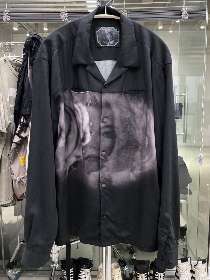 Undercover 20SS Cuban collar Monroe shirt - 1