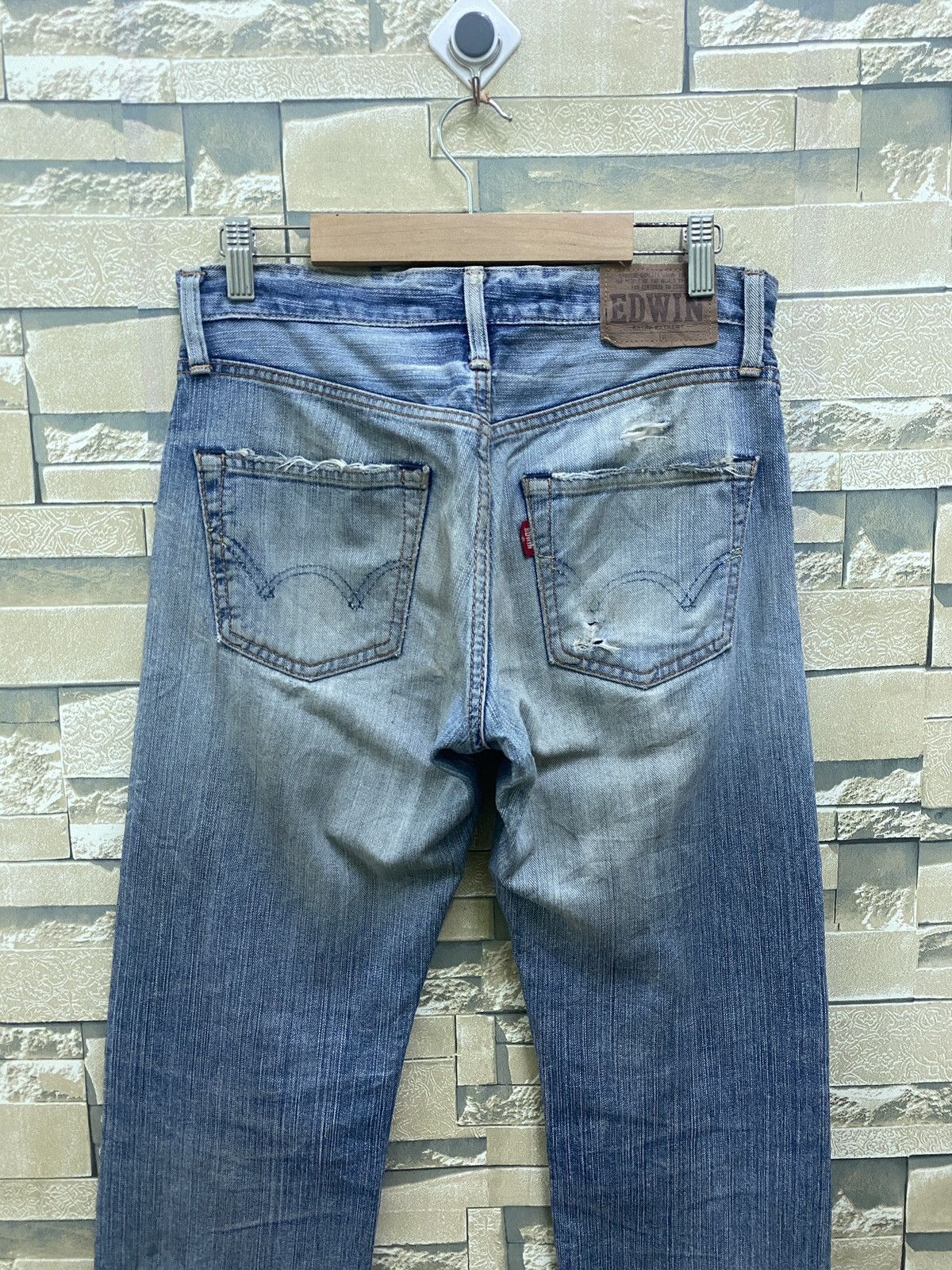 Vintage EDWIN Extra Extreme Thrashed Denim - 8