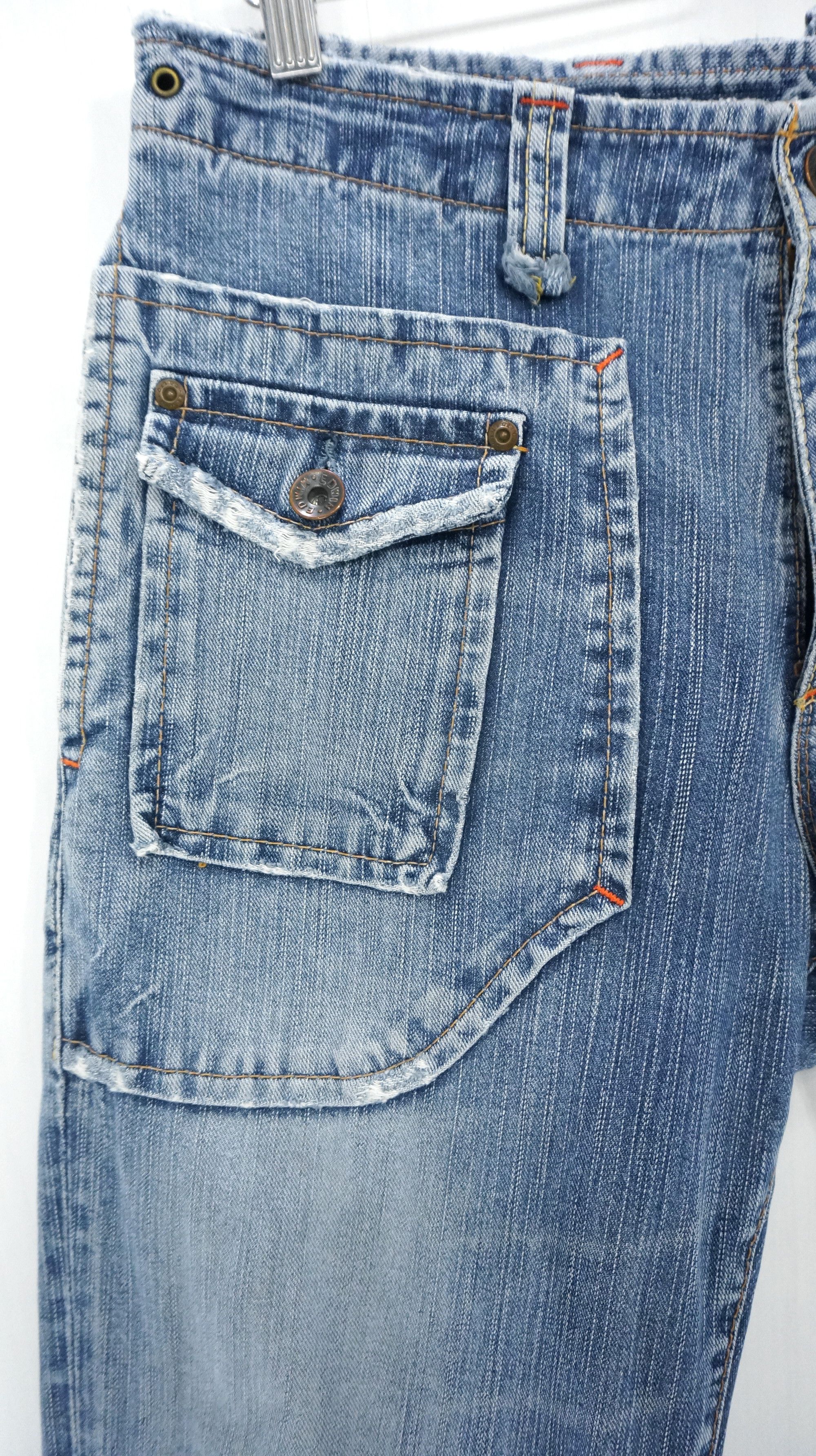 🔥🔥 EDWIN Vintage Flared Bush Blue Jeans - 4