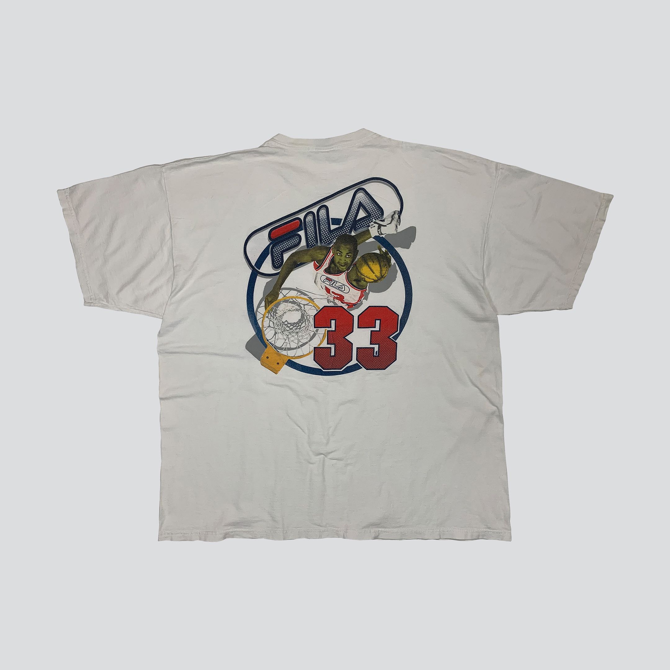 Vintage NBA T Shirt VTG Grant Hill Shirt Fila Grant Hill 33 Shirt Size 2XL Men Shirt XXL Women TShirt 90s Fila Shirt 1990s - 1