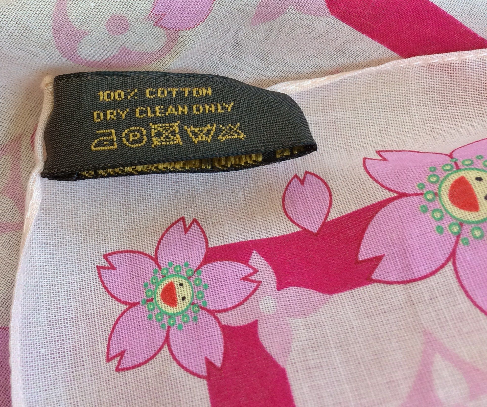 NEW Louis Vuitton x Murakami Cosmic Blossom Monogram Scarf - 5