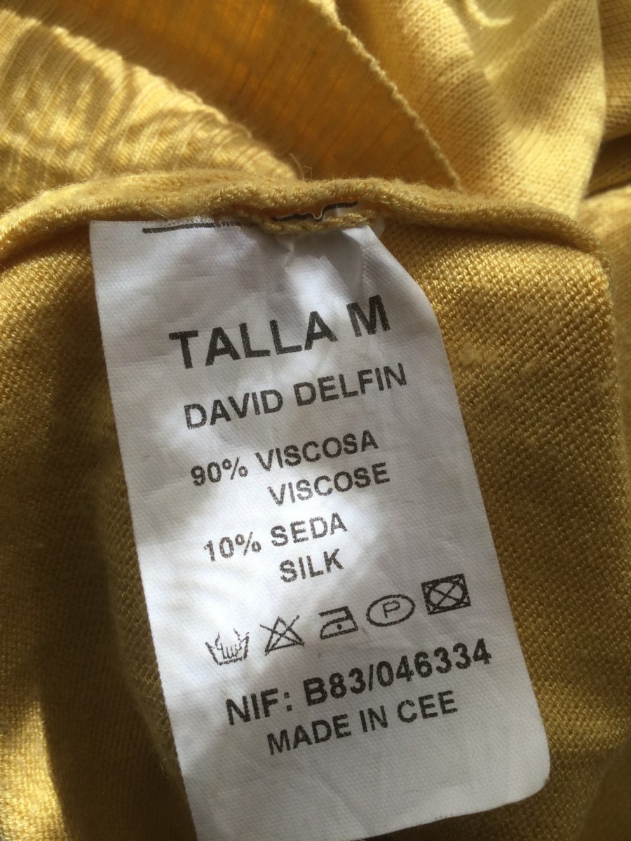 David Delfin - Razor blade yellow sweater.Like Beirendonck or Willhelm - 4