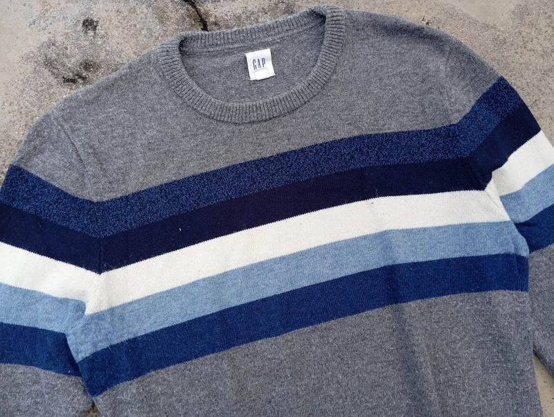 GAP Wool Striped Sweater - 1
