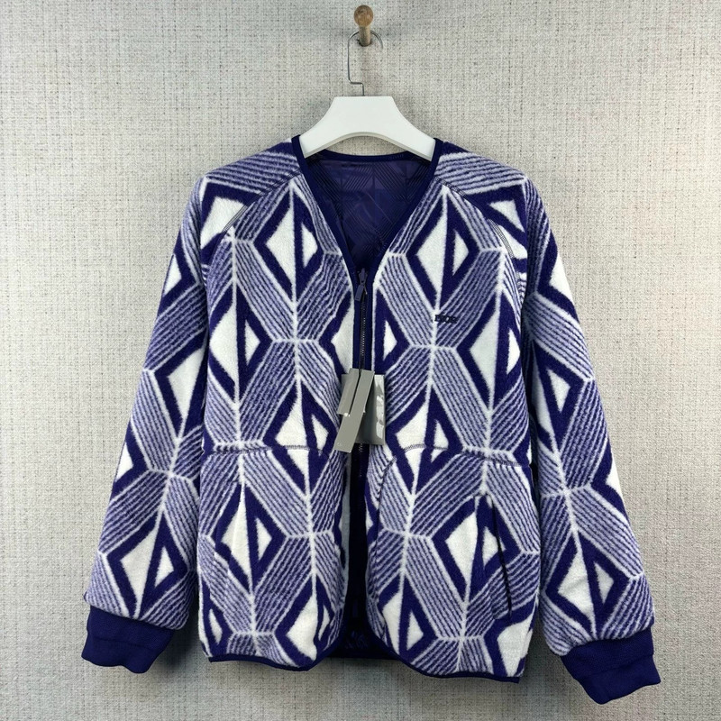 DIOR FW22 Reversible Jacket in Wool Jacquard with Stripes and Metallic Logo - 1