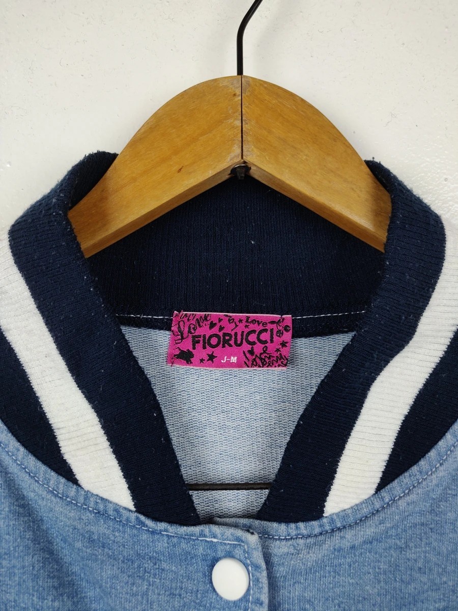 Fiorucci - Varsity Denim Jacket Snap Button Sweater - 2