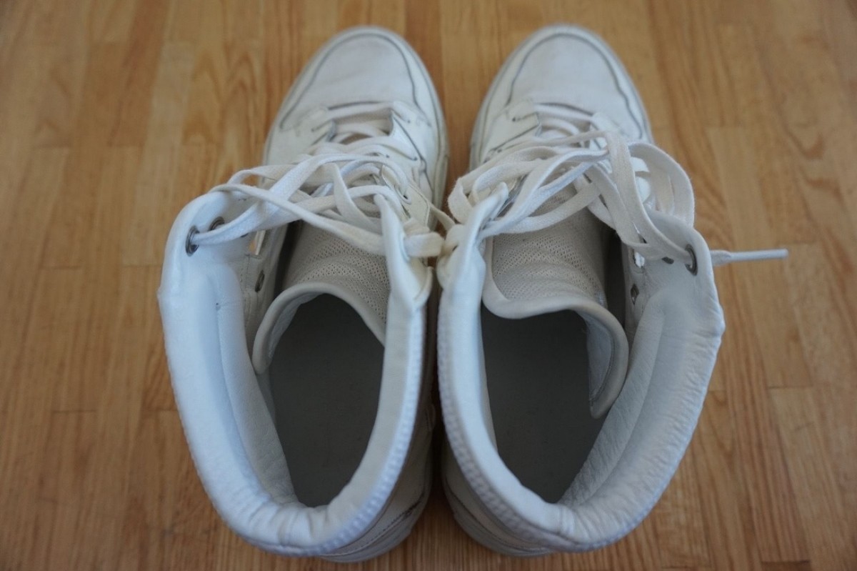 RARE Triple White High Tops EU40 - 7