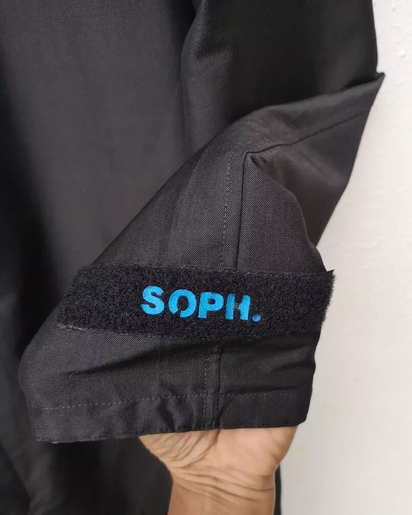 Japanese Brand Sophnet Black Long Coat Jacket - 3
