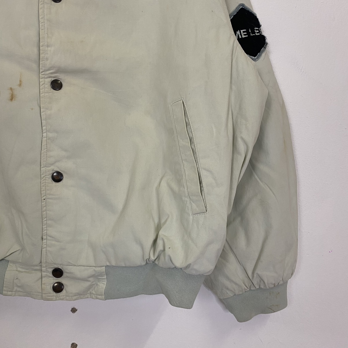 Designer - Vintage Timeless Big Logo Bomber Jacket - 9