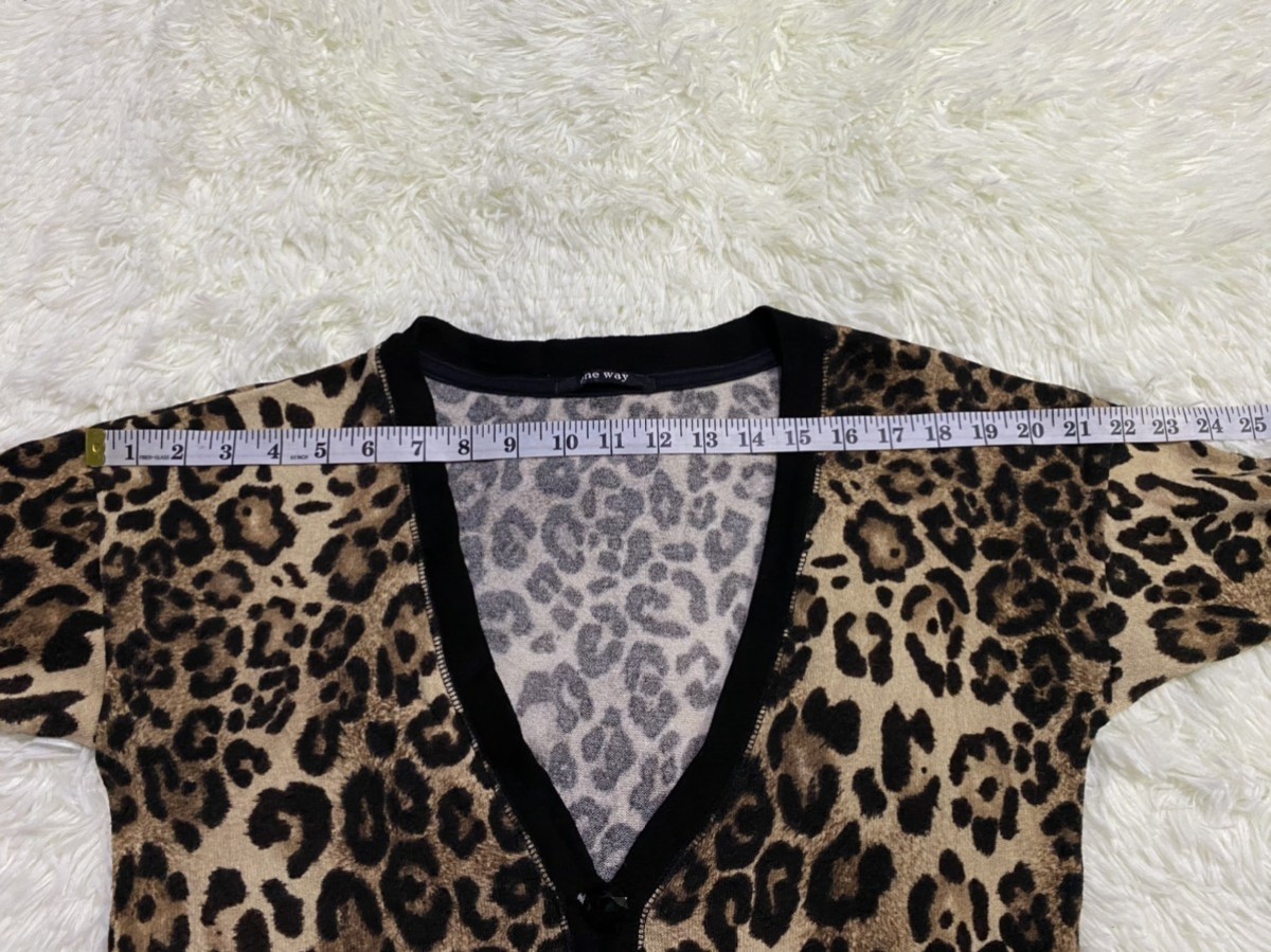 Cardigan - One Way Leopard Print Cardigan - 12