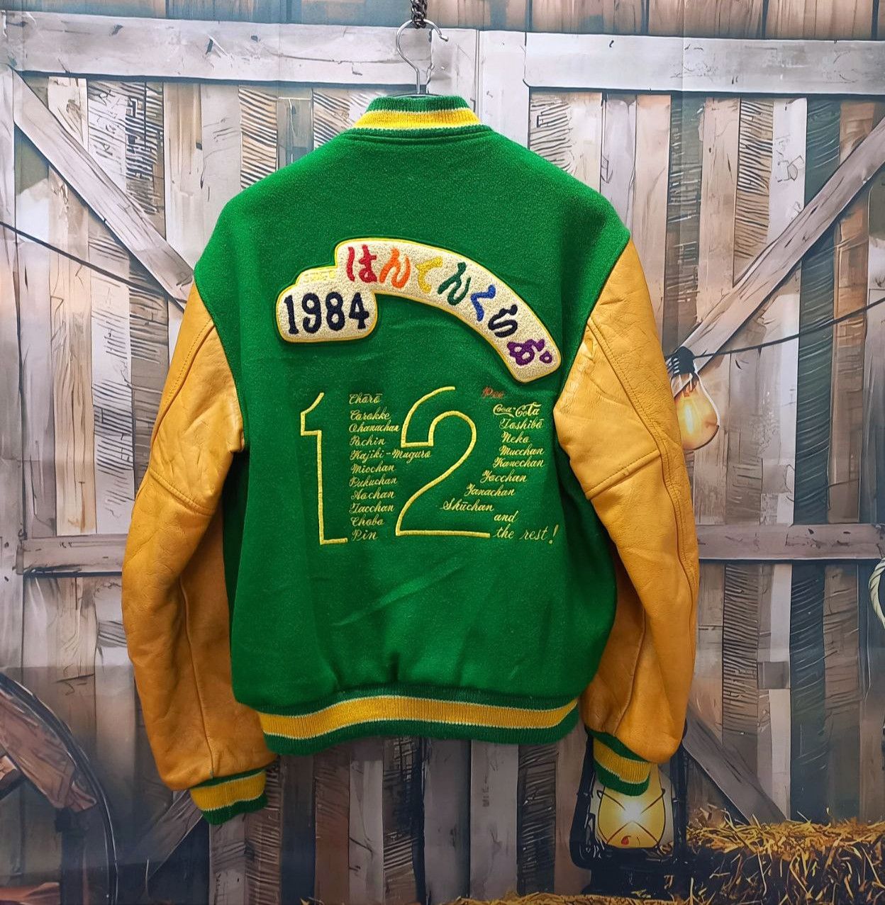 Union Made - HANTEN CLUB 1984 by BUTWIN USA Wool Leather Varsity Jacket - 1