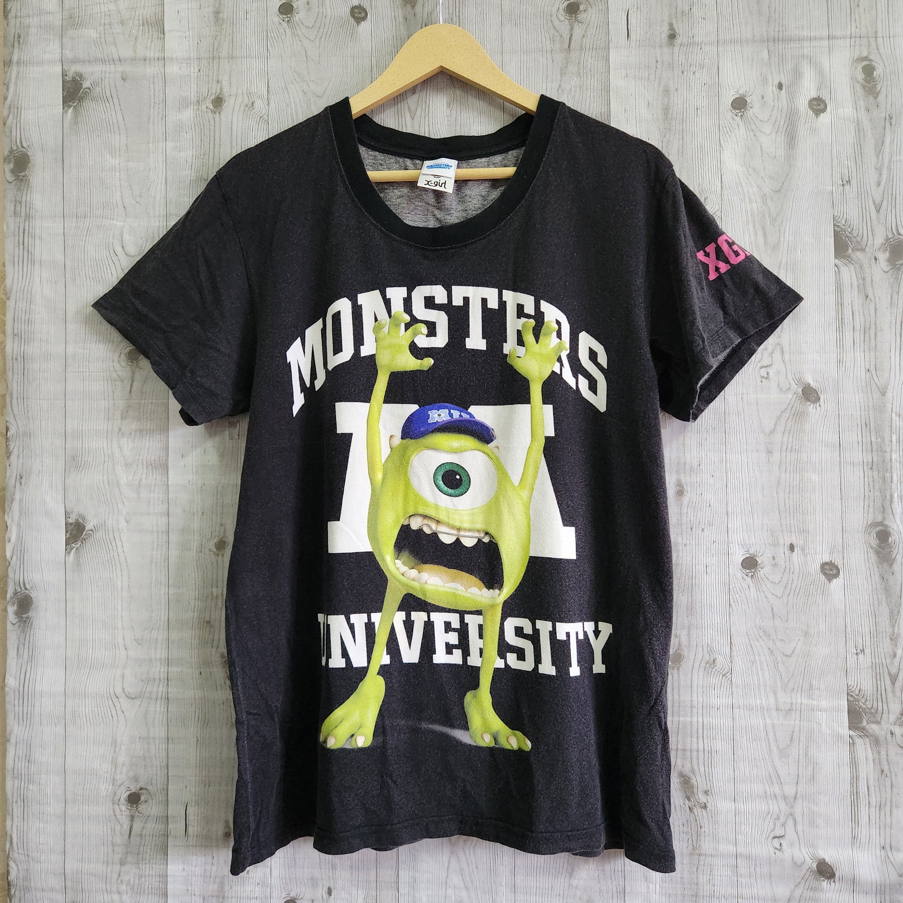 X-Girl X Disney Pixar Monster University Full Printed TShirt - 1