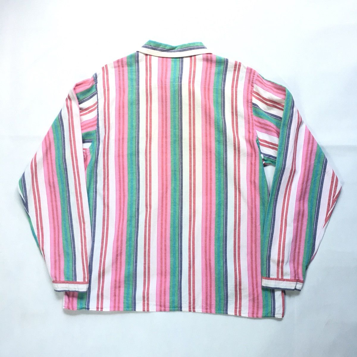 Evisu Japan Multicolor Stripes Pullover Shirt - 3