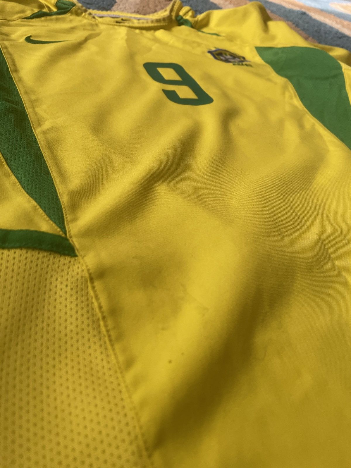 PHENOMENO Brazil 2002 Home Jersey #9 R9 - 14