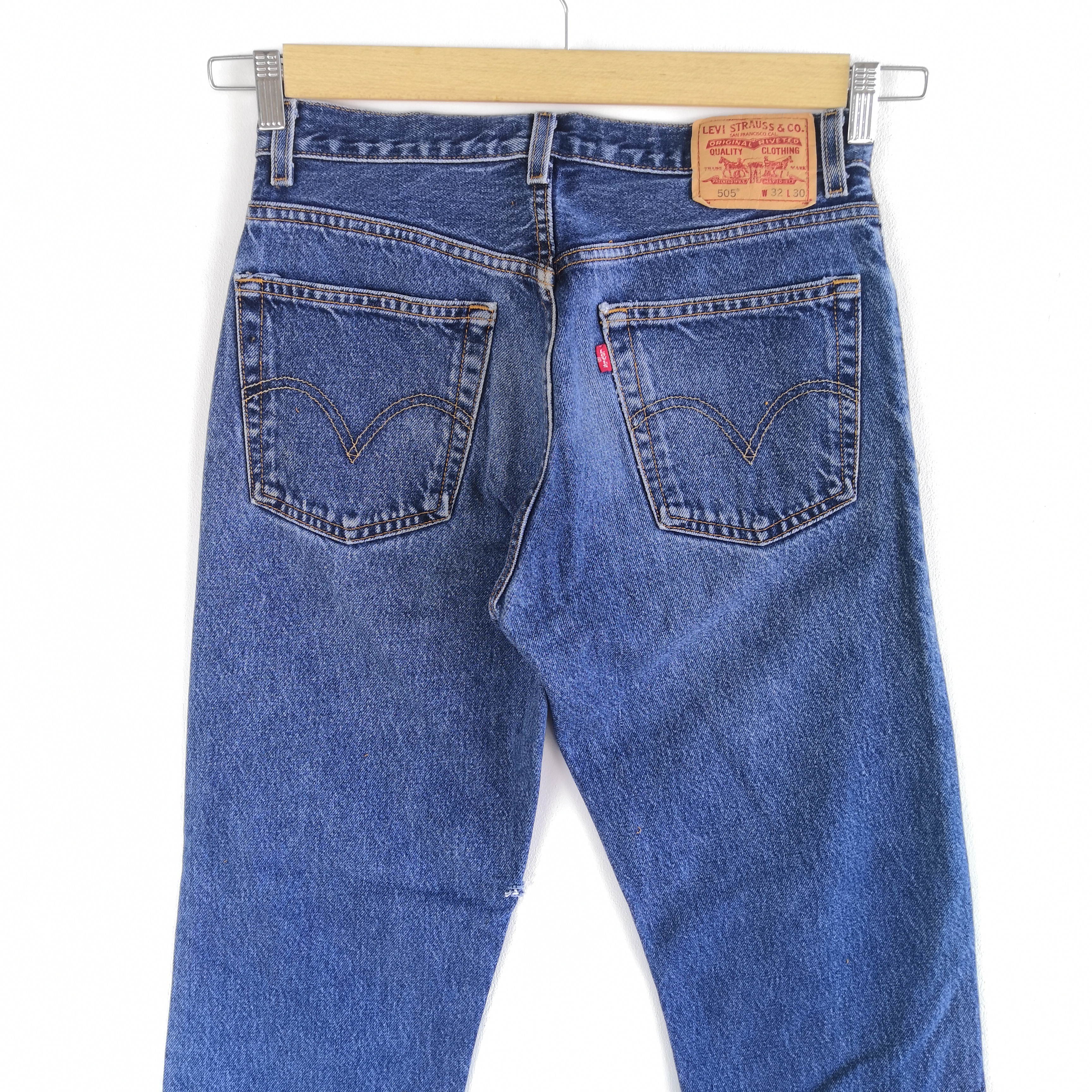 Vintage - Vintage Levis Jeans Released Hem Levis 505 Denim Pants - 5
