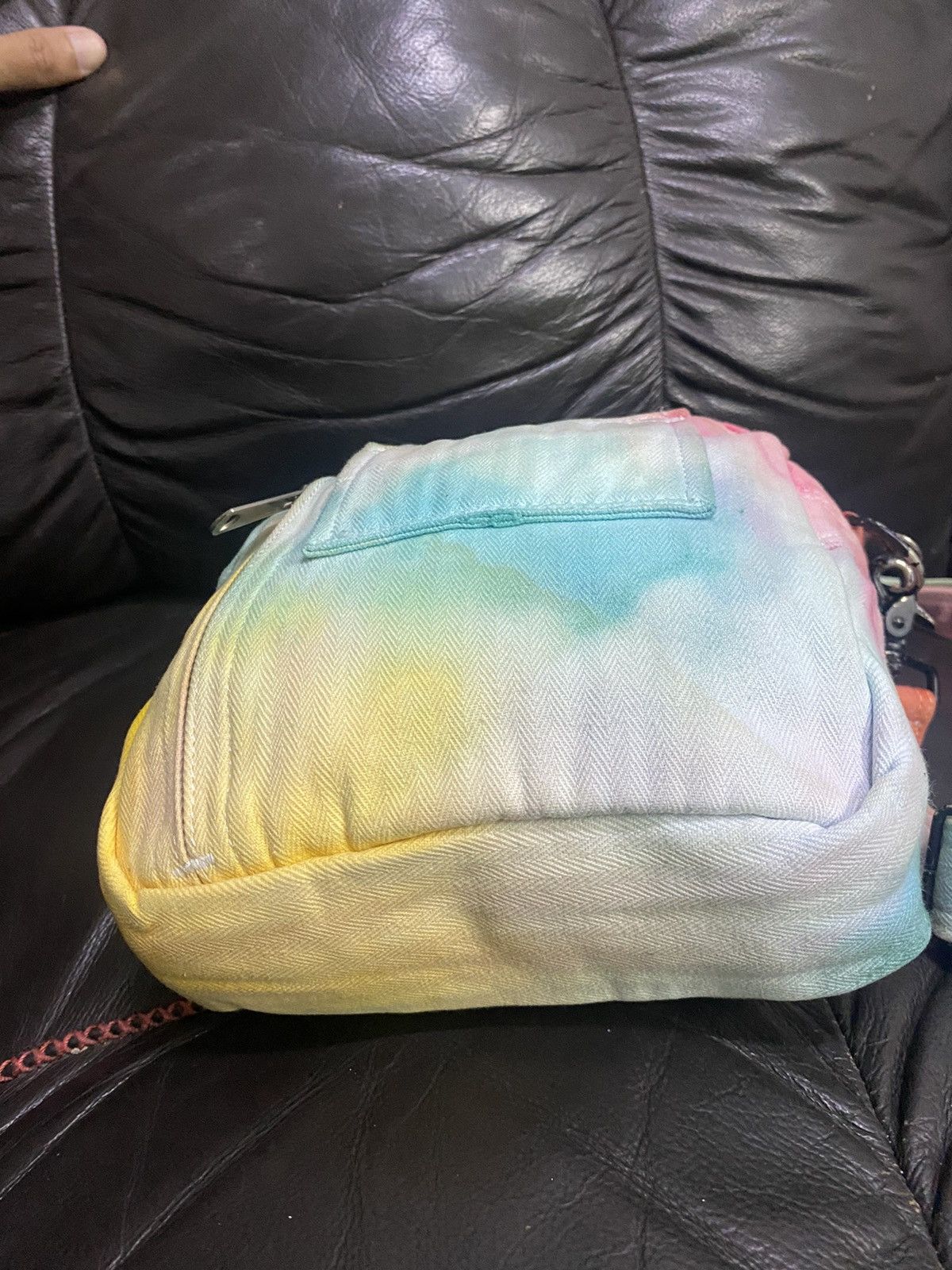 Porter Rainbow Color Cotton Crossbody Bag - 10