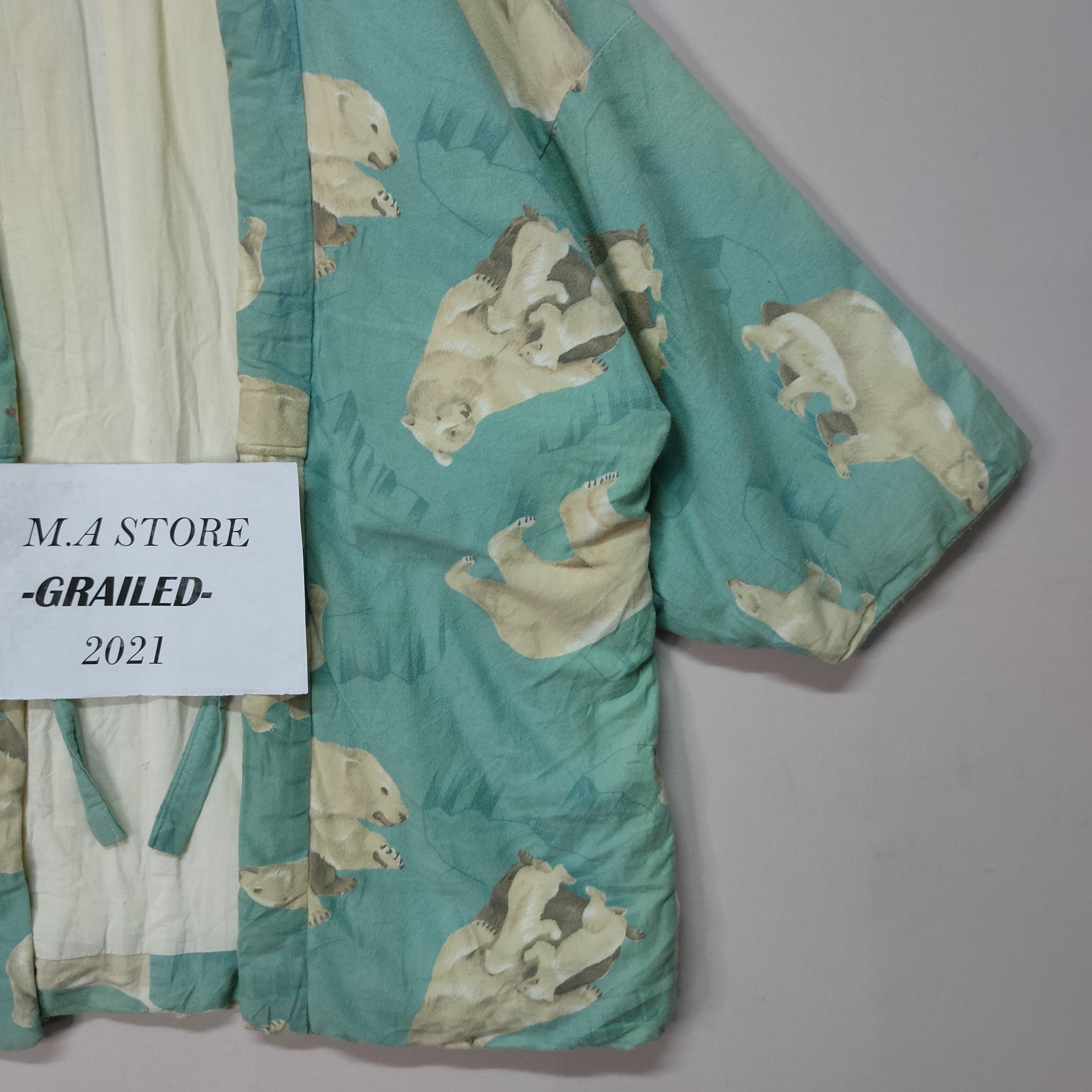 Habitat - Vintage Cecilene Kimono Puffer Hunten Fullprint Habitat - 2