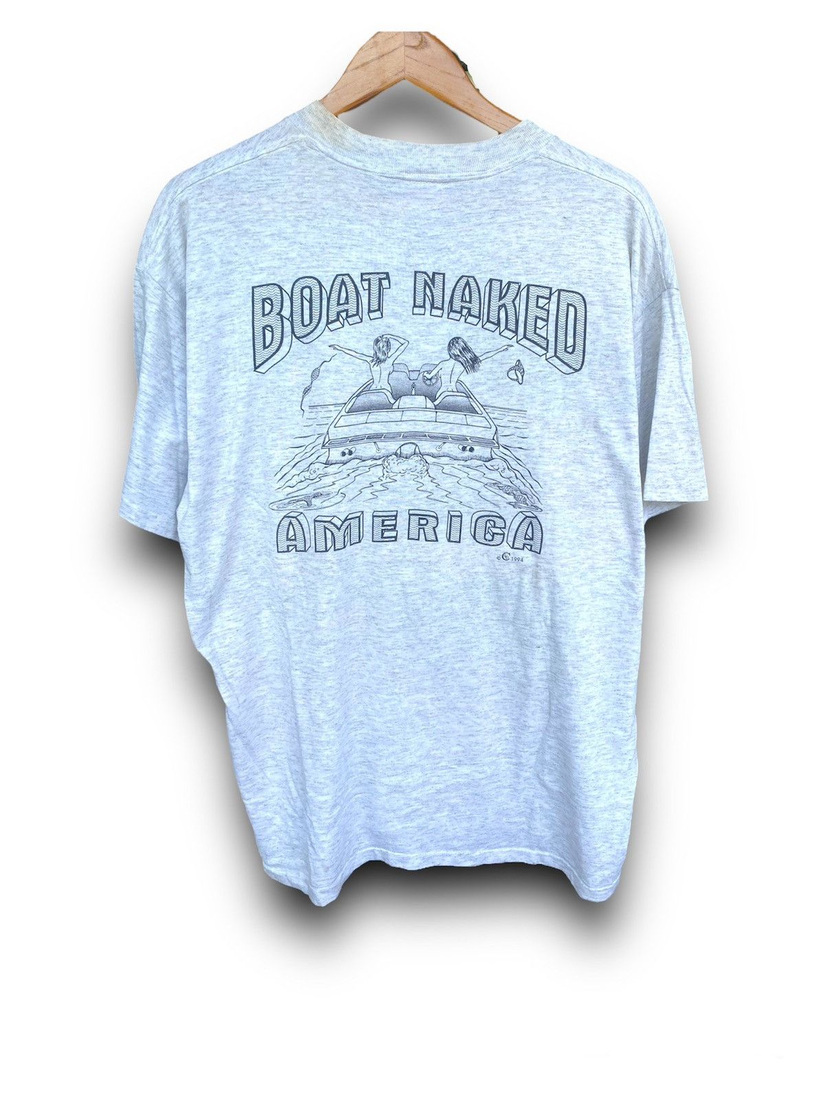 Vintage 1994 Boat Naked Tshirt - 2