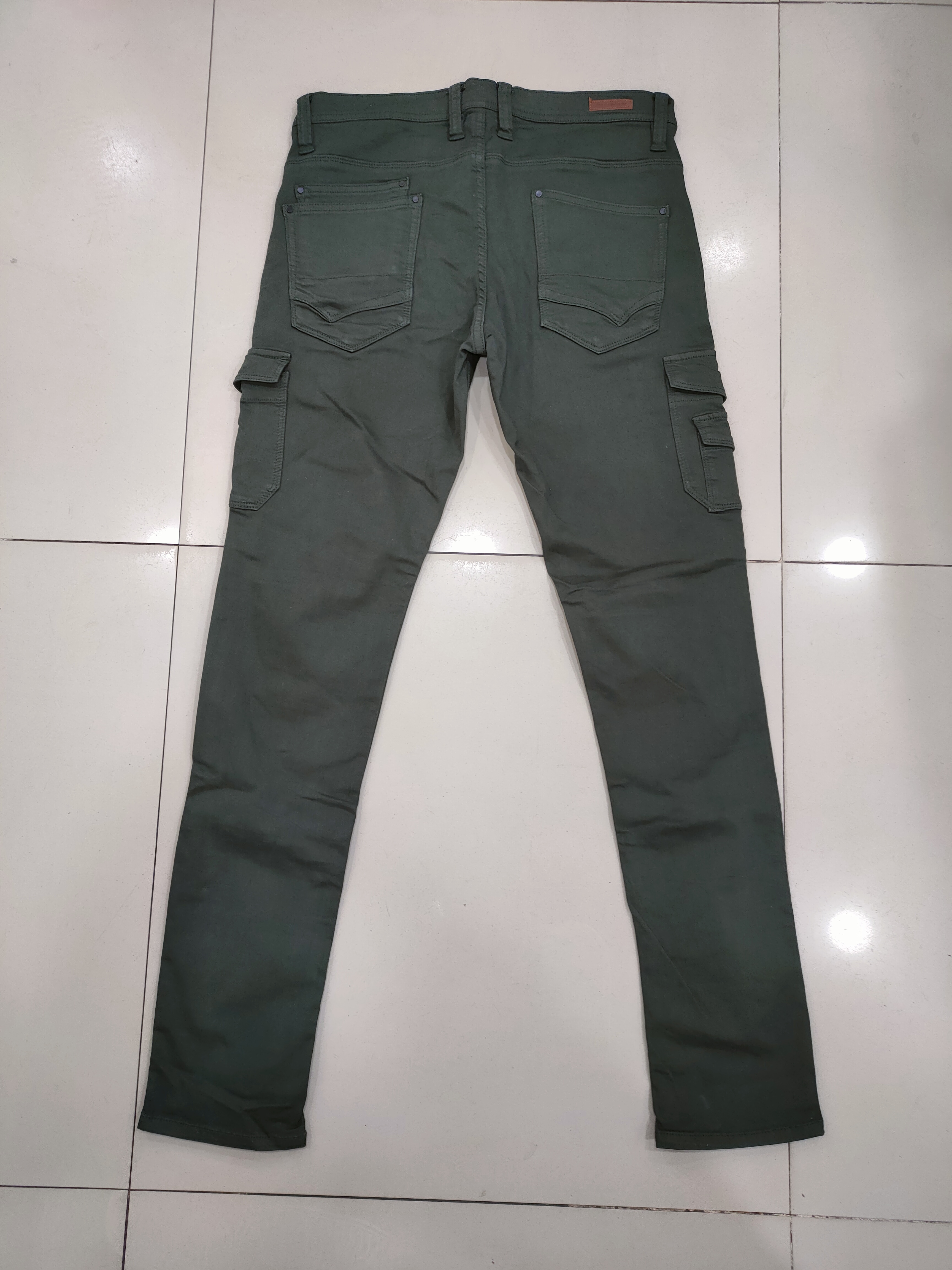 Japanese Brand - NICOLE LOWRISE MULTIPOCKET GREEN CARGO PANTS - 8