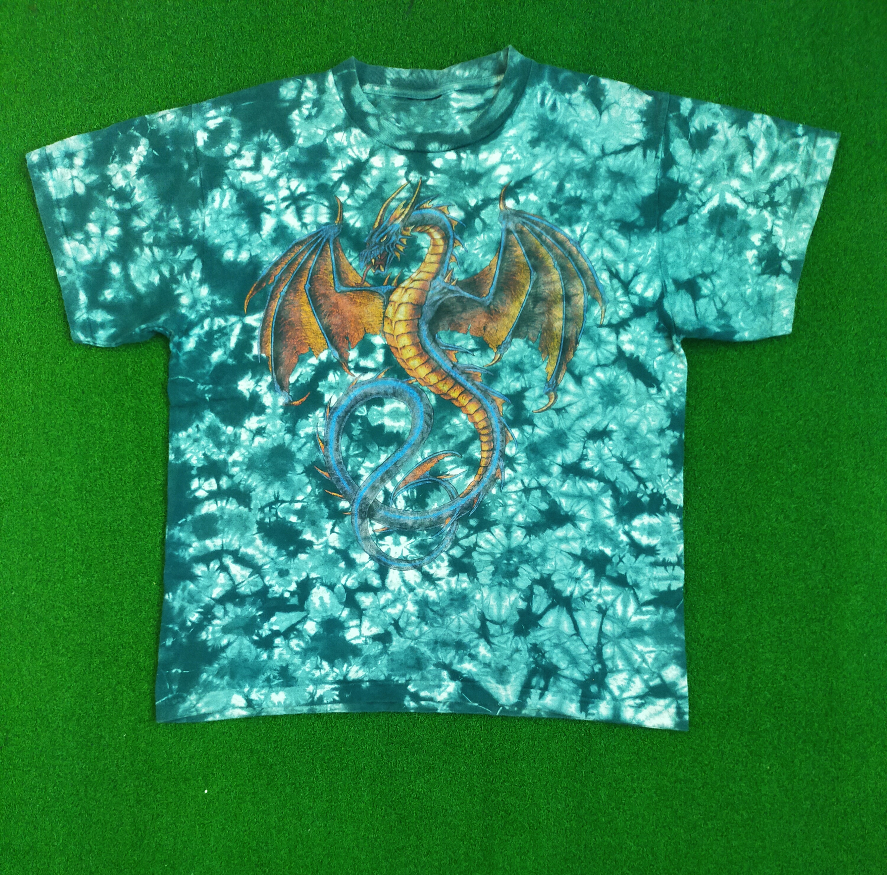 Vintage - TYE DYE DRAGON T-SHIRTS - 1