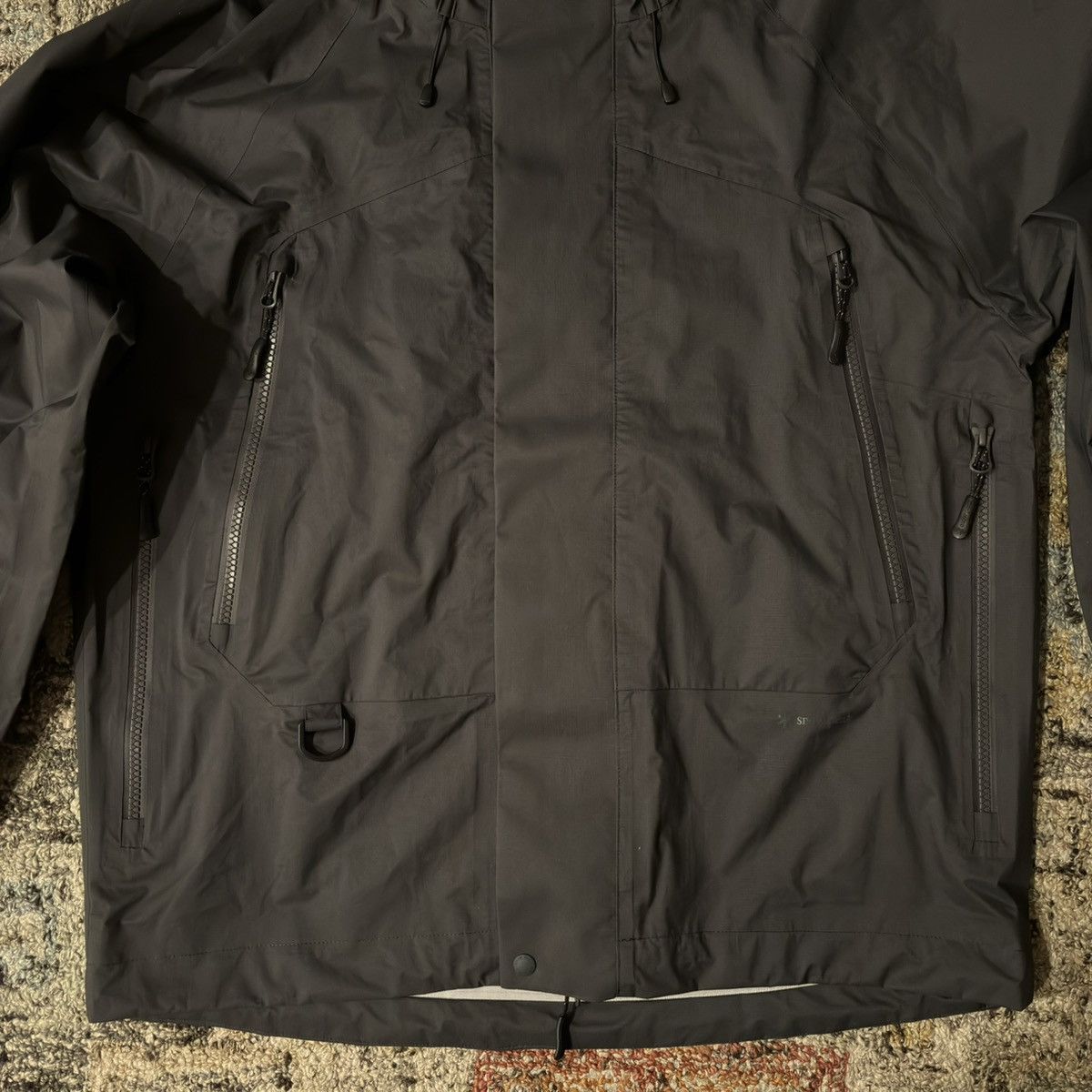 SS22 2.5 L layer rain jacket nylon waterproof full zip - 2